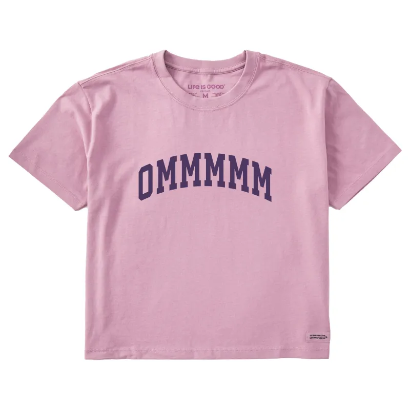 Women's Ommmm Arch Short Sleeve Crusher Boxy Tee sold by Life is Good