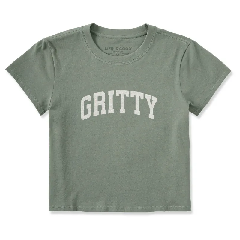 Women's Gritty Arch Crusher-LITE Shrunken Tee sold by Life is Good