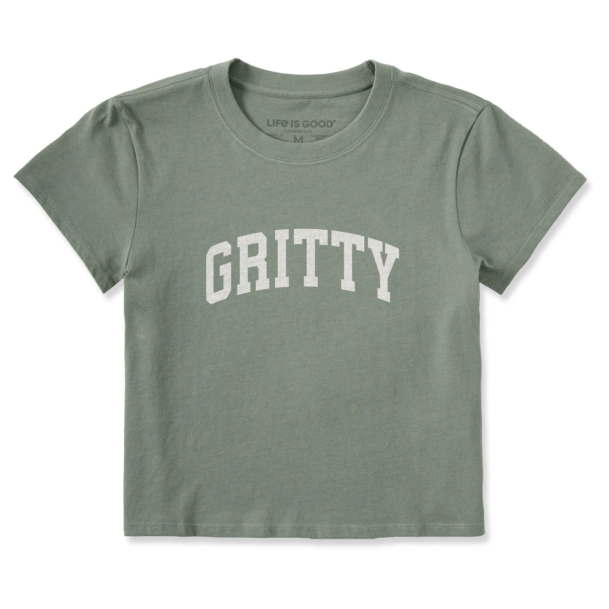 Women's Gritty Arch Crusher-LITE Shrunken Tee sold by Life is Good