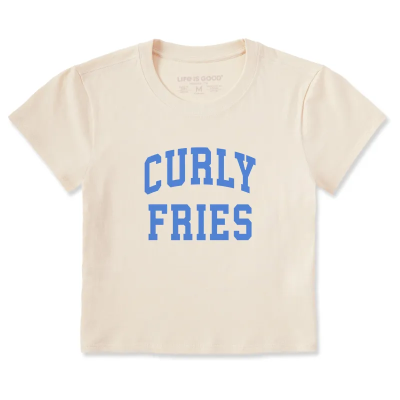 Women's Curly Fries Arch Crusher-LITE Shrunken Tee sold by Life is Good