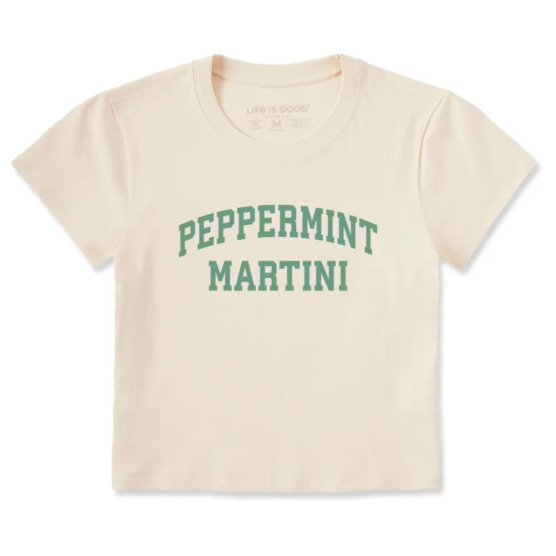 Women's Peppermint Martini Arch Crusher-LITE Shrunken Tee made by Life is Good