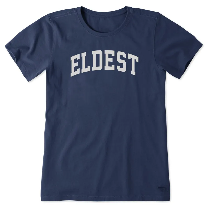 Women's Eldest Arch Short Sleeve Crusher Tee sold by Life is Good