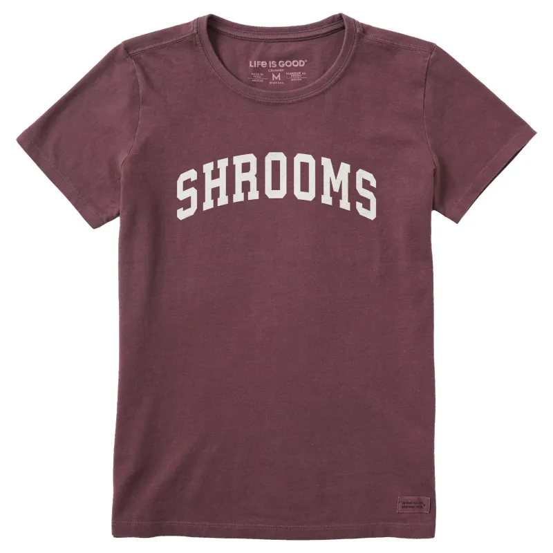 Women's Shrooms Arch Short Sleeve Crusher Tee sold by Life is Good