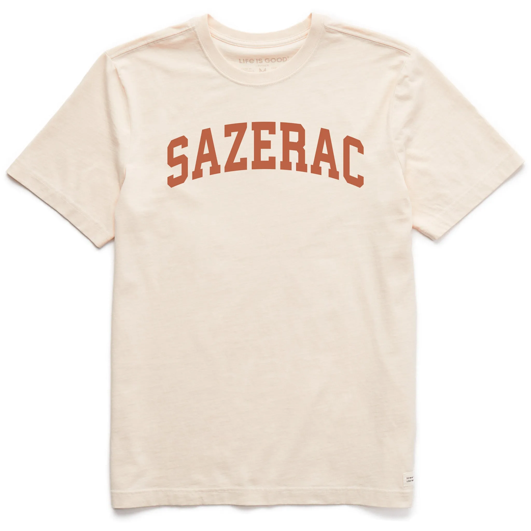 Men's Sazerac Arch Short Sleeve Crusher Tee sold by Life is Good