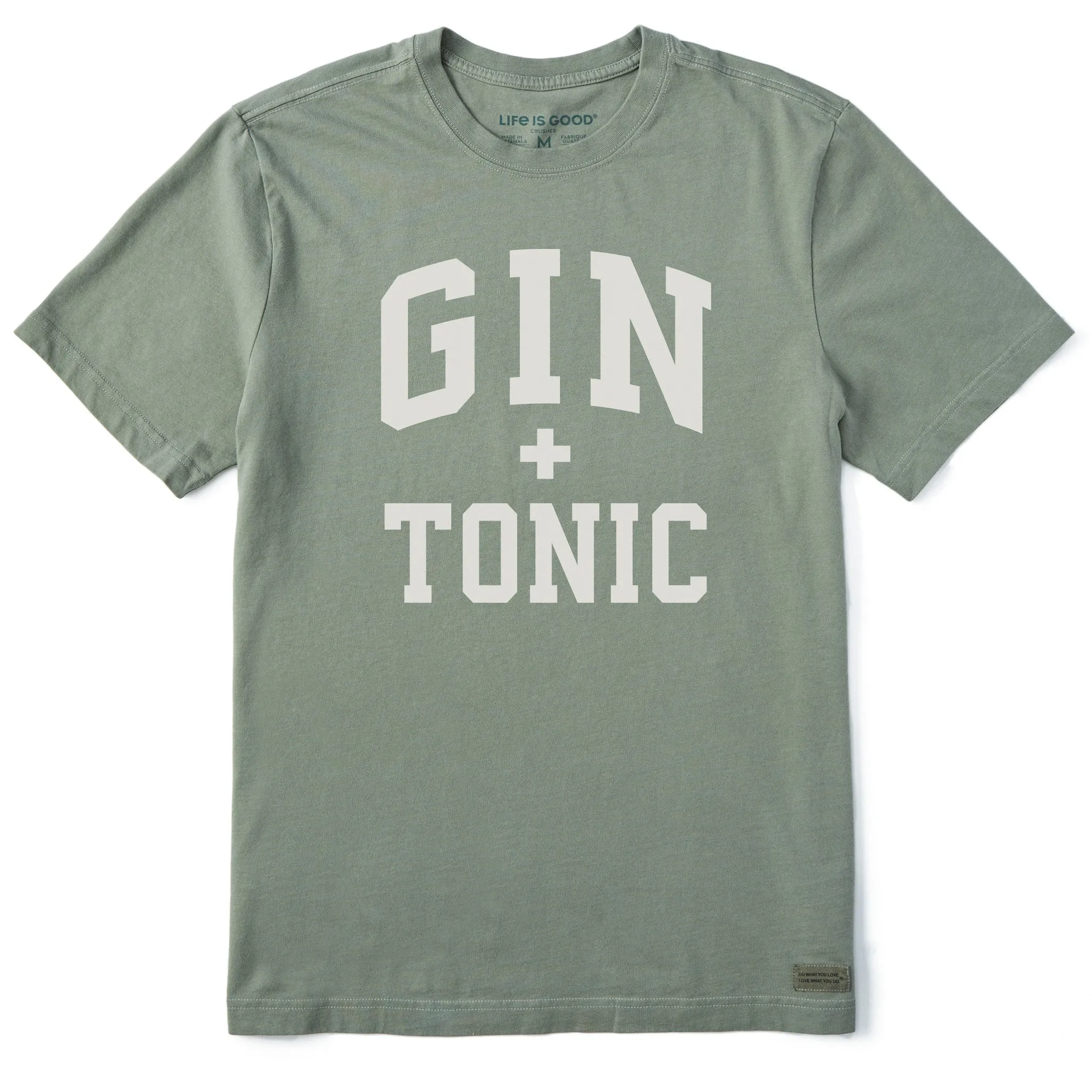 Men's Gin + Tonic Arch Short Sleeve Crusher Tee sold by Life is Good
