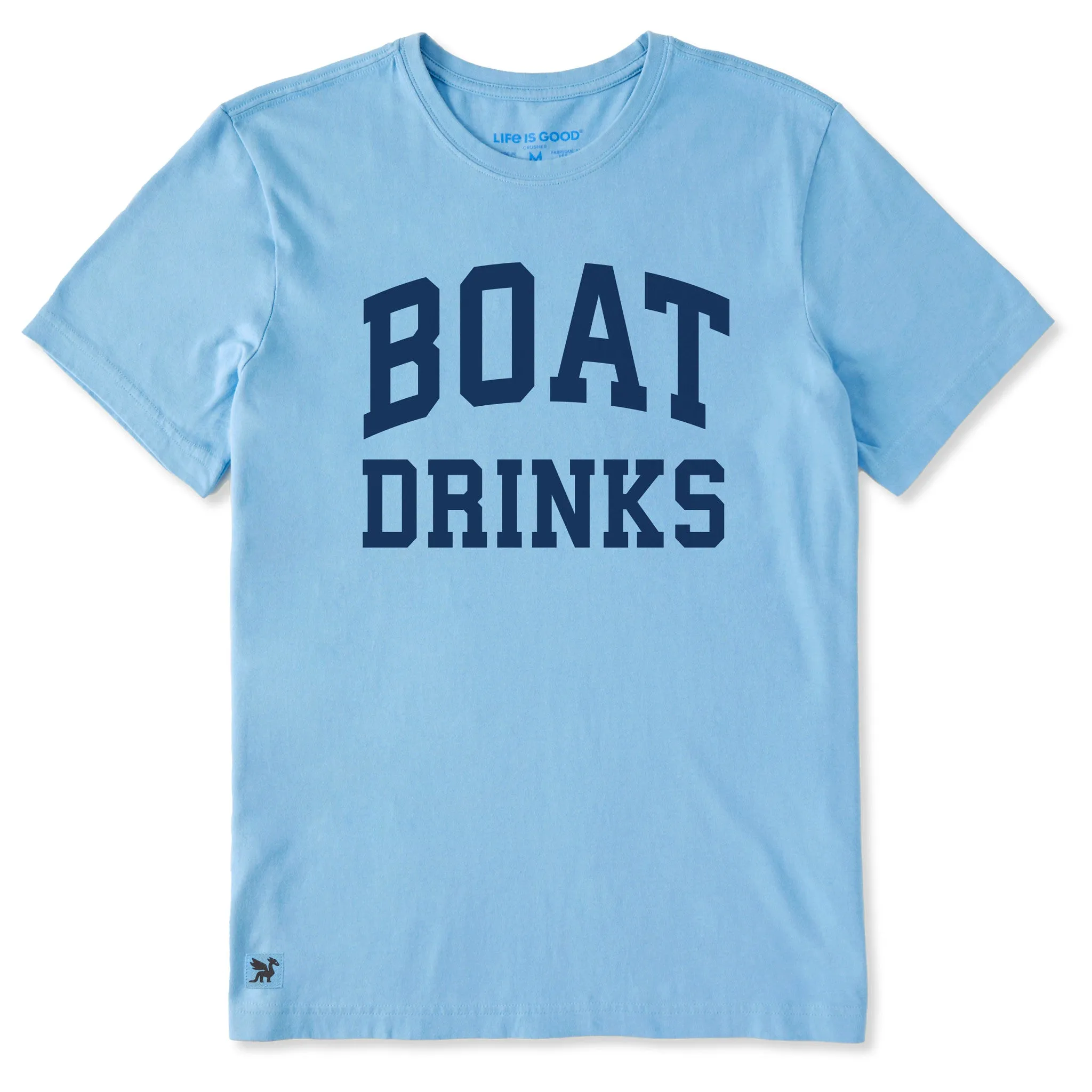 Men's Boat Drinks Arch Short Sleeve Crusher Tee sold by Life is Good