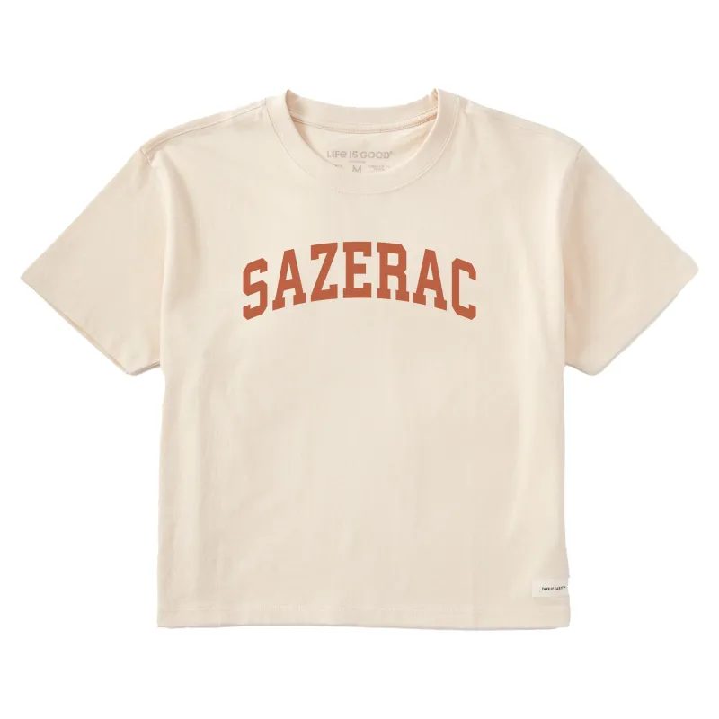 Women's Sazerac Arch Short Sleeve Crusher Boxy Tee sold by Life is Good