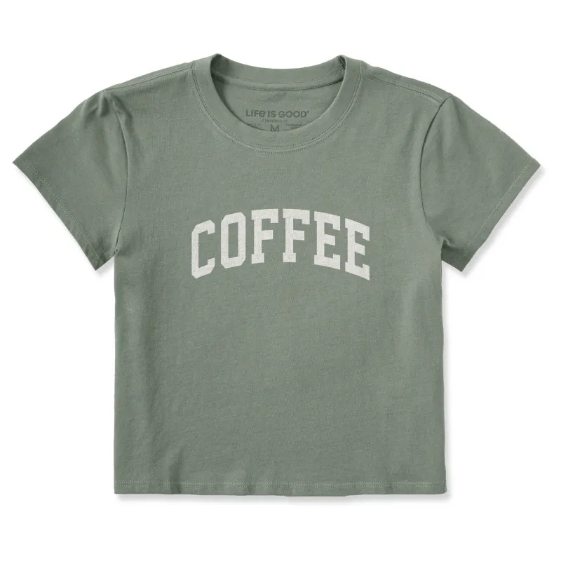 Women's Coffee Arch Crusher-LITE Shrunken Tee sold by Life is Good