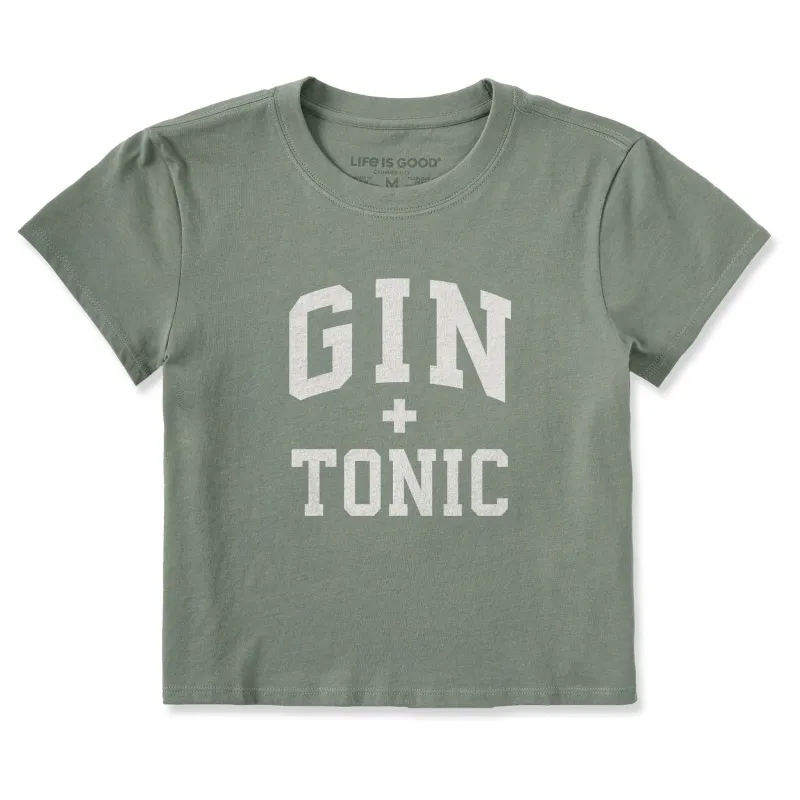 Women's Gin + Tonic Arch Crusher-LITE Shrunken Tee sold by Life is Good