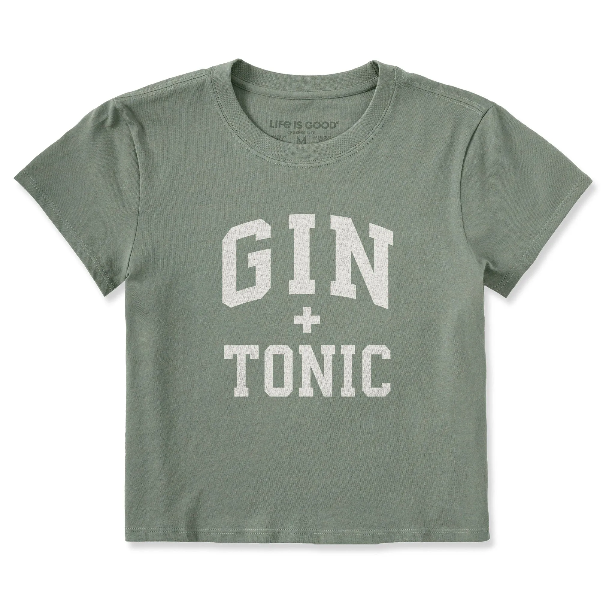 Women's Gin + Tonic Arch Crusher-LITE Shrunken Tee sold by Life is Good