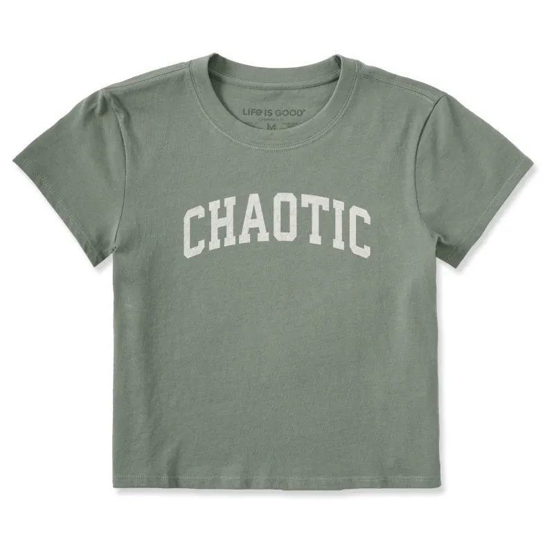 Women's Chaotic Arch Crusher-LITE Shrunken Tee sold by Life is Good
