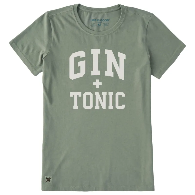 Women's Gin + Tonic Arch Short Sleeve Crusher Tee made by Life is Good