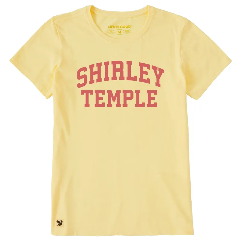 Women's Shirley Temple Arch Short Sleeve Crusher Tee sold by Life is Good