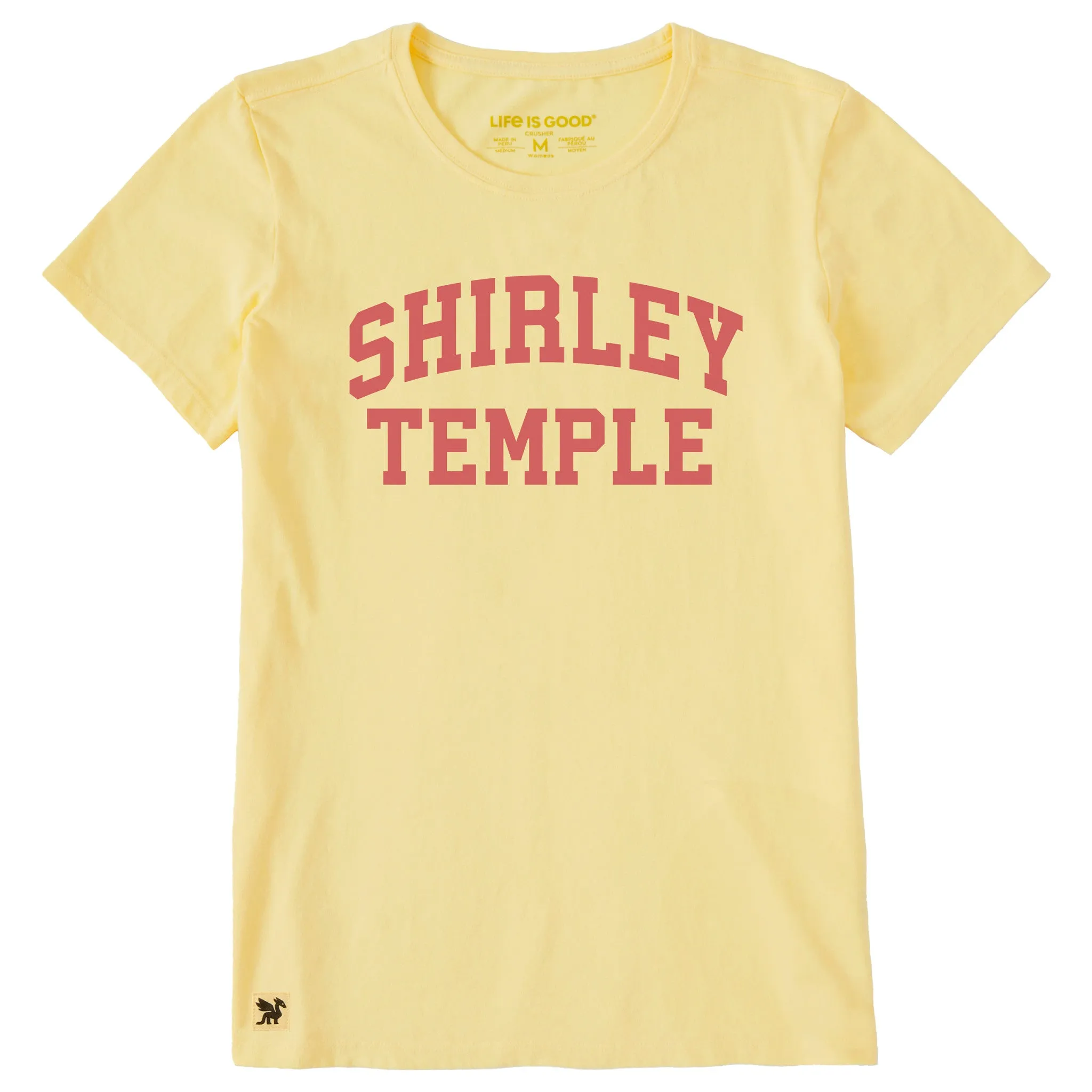 Women's Shirley Temple Arch Short Sleeve Crusher Tee sold by Life is Good