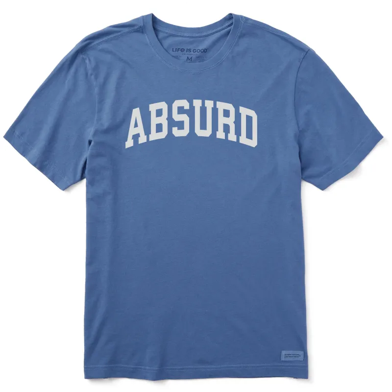 Men's Absurd Arch Short Sleeve Crusher Tee sold by Life is Good