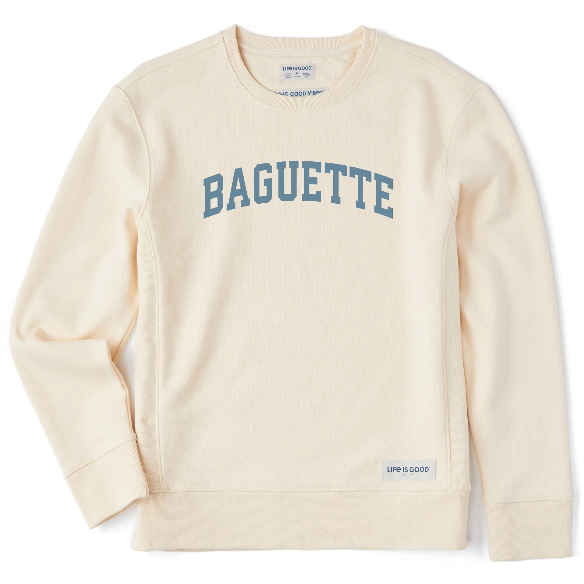 Women's Baguette Arch Simply True Fleece Crew sold by Life is Good
