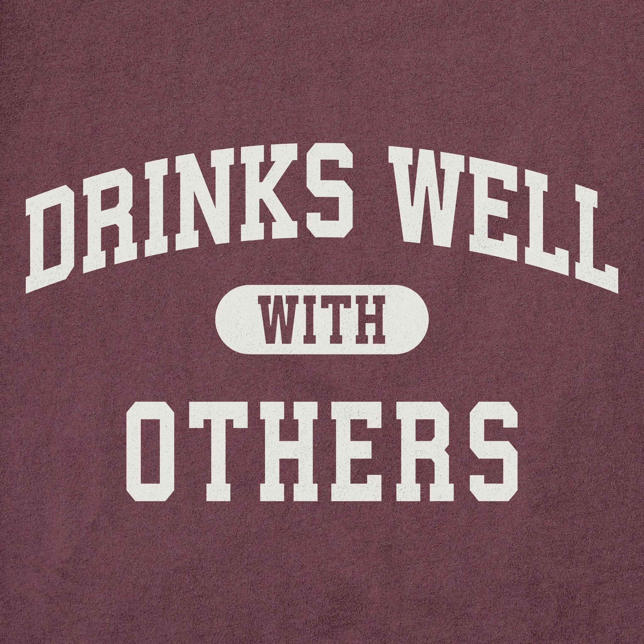 Men's Drinks Well with Others Arch Short Sleeve Crusher Tee sold by Life is Good product image thumbnail 2
