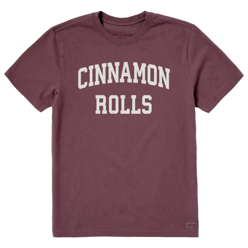 Men's Cinnamon Rolls Arch Short Sleeve Crusher Tee sold by Life is Good