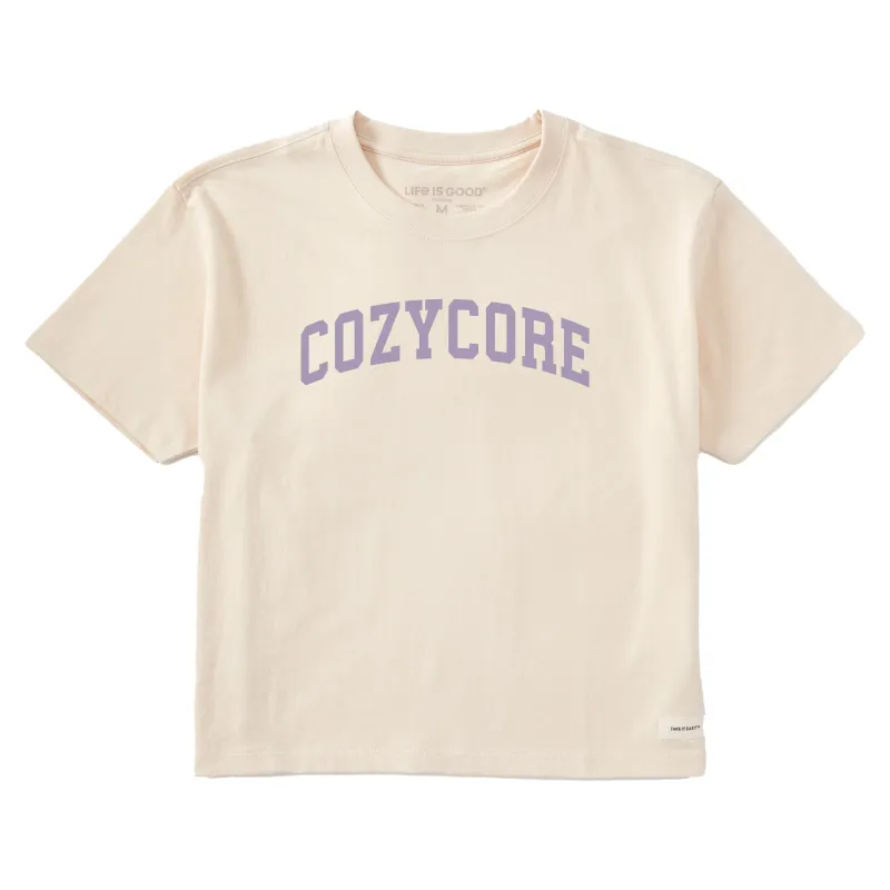 Women's Cozycore Arch Short Sleeve Crusher Boxy Tee sold by Life is Good