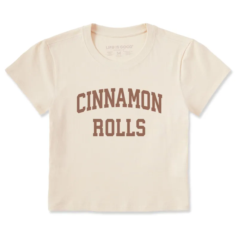 Women's Cinnamon Rolls Arch Crusher-LITE Shrunken Tee sold by Life is Good