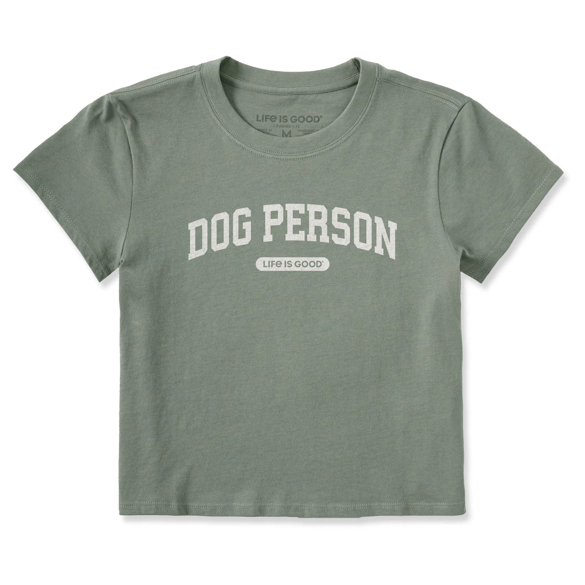 Women's Dog Person Arch Crusher-LITE Shrunken Tee sold by Life is Good