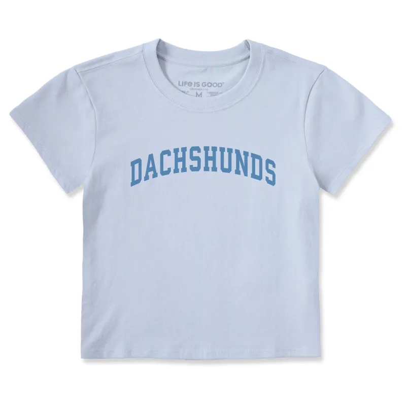 Women's Dachshunds Arch Crusher-LITE Shrunken Tee sold by Life is Good