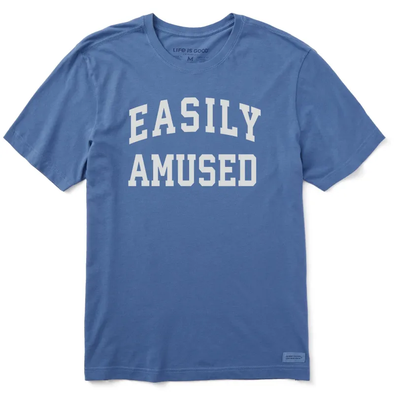 Men's Easily Amused Arch Short Sleeve Crusher Tee sold by Life is Good