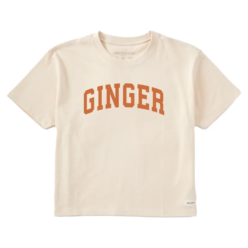 Women's Ginger Arch Short Sleeve Crusher Boxy Tee sold by Life is Good
