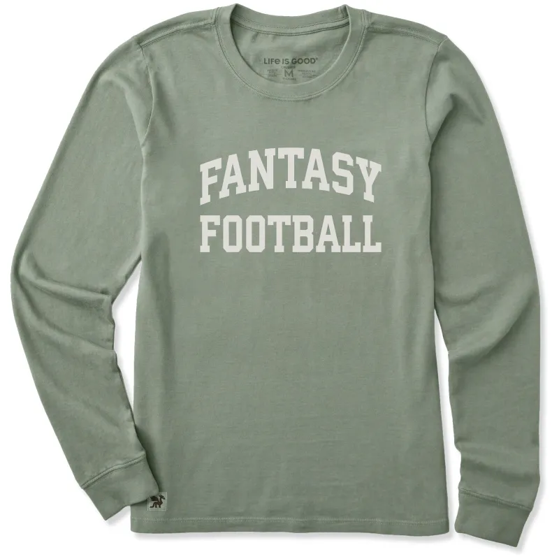 Women's Fantasy Football Arch Long Sleeve Crusher Tee made by Life is Good