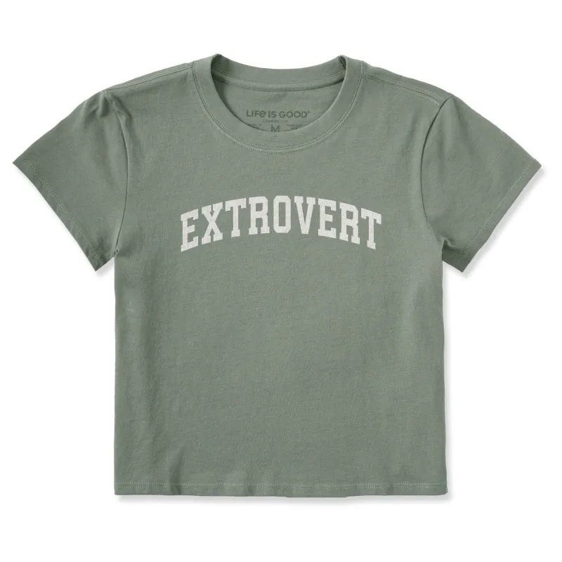 Women's Extrovert Arch Crusher-LITE Shrunken Tee sold by Life is Good