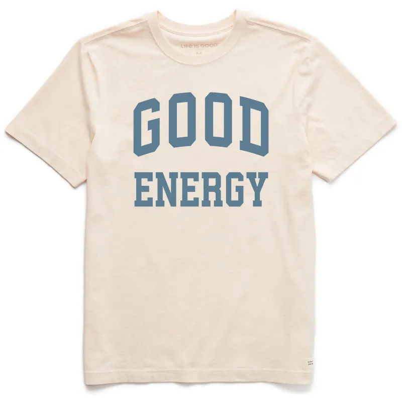 Men's Good Energy Arch Short Sleeve Crusher Tee sold by Life is Good