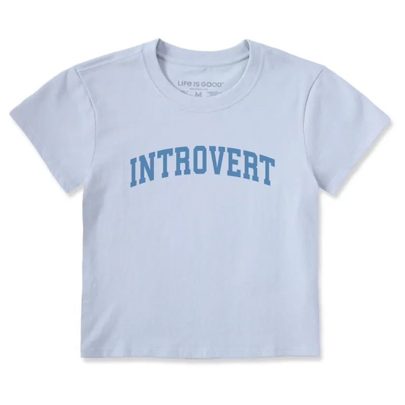 Women's Introvert Arch Crusher-LITE Shrunken Tee sold by Life is Good
