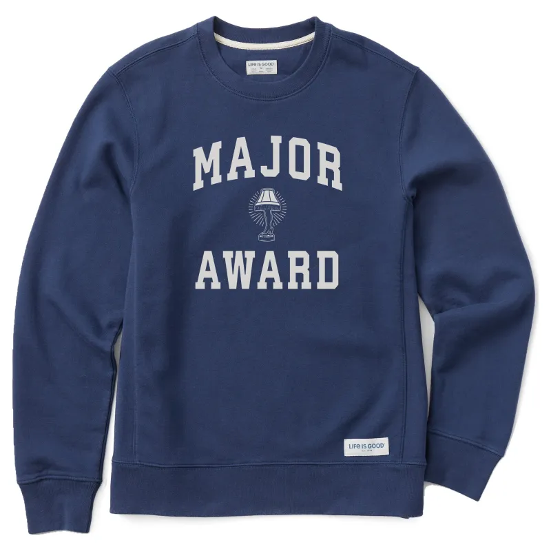 Men's Major Award Arch Simply True Fleece Crew sold by Life is Good