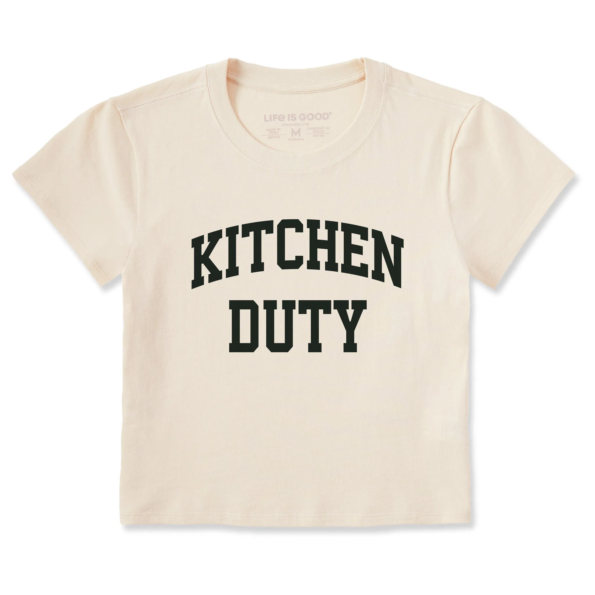 Women's Kitchen Duty Arch Crusher-LITE Shrunken Tee sold by Life is Good