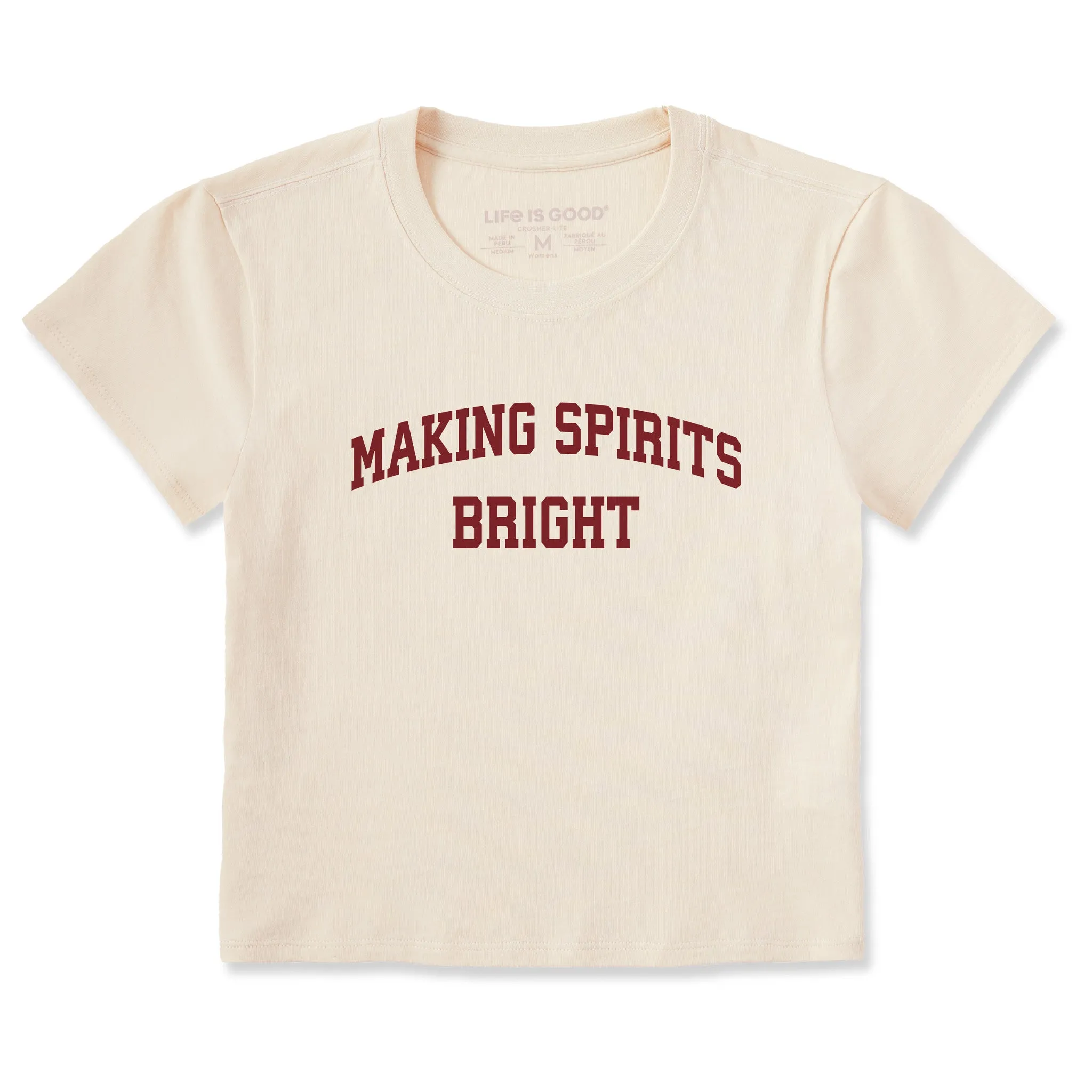 Women's Making Spirits Bright Arch Crusher-LITE Shrunken Tee sold by Life is Good