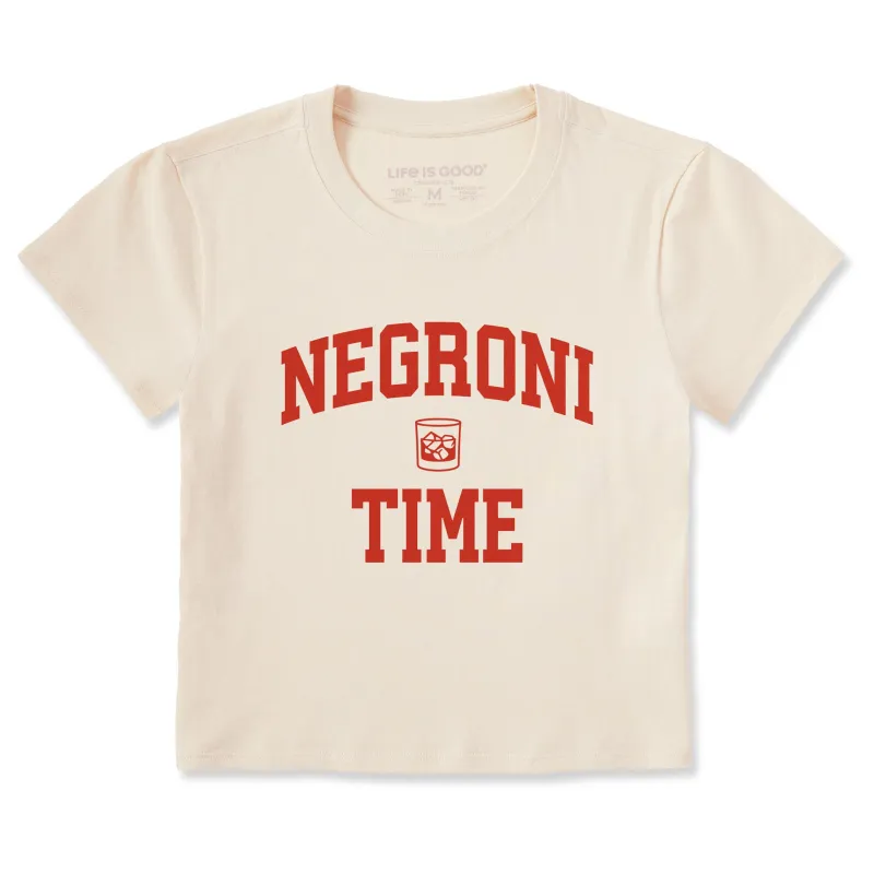 Women's Negroni Time Arch Crusher-LITE Shrunken Tee sold by Life is Good