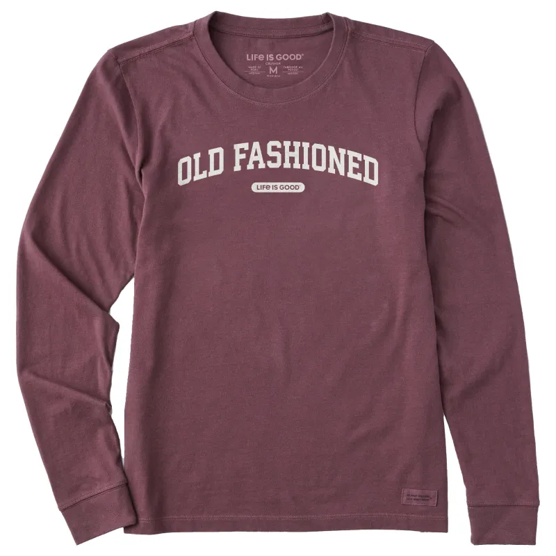 Women's Old Fashioned Arch Long Sleeve Crusher Tee sold by Life is Good