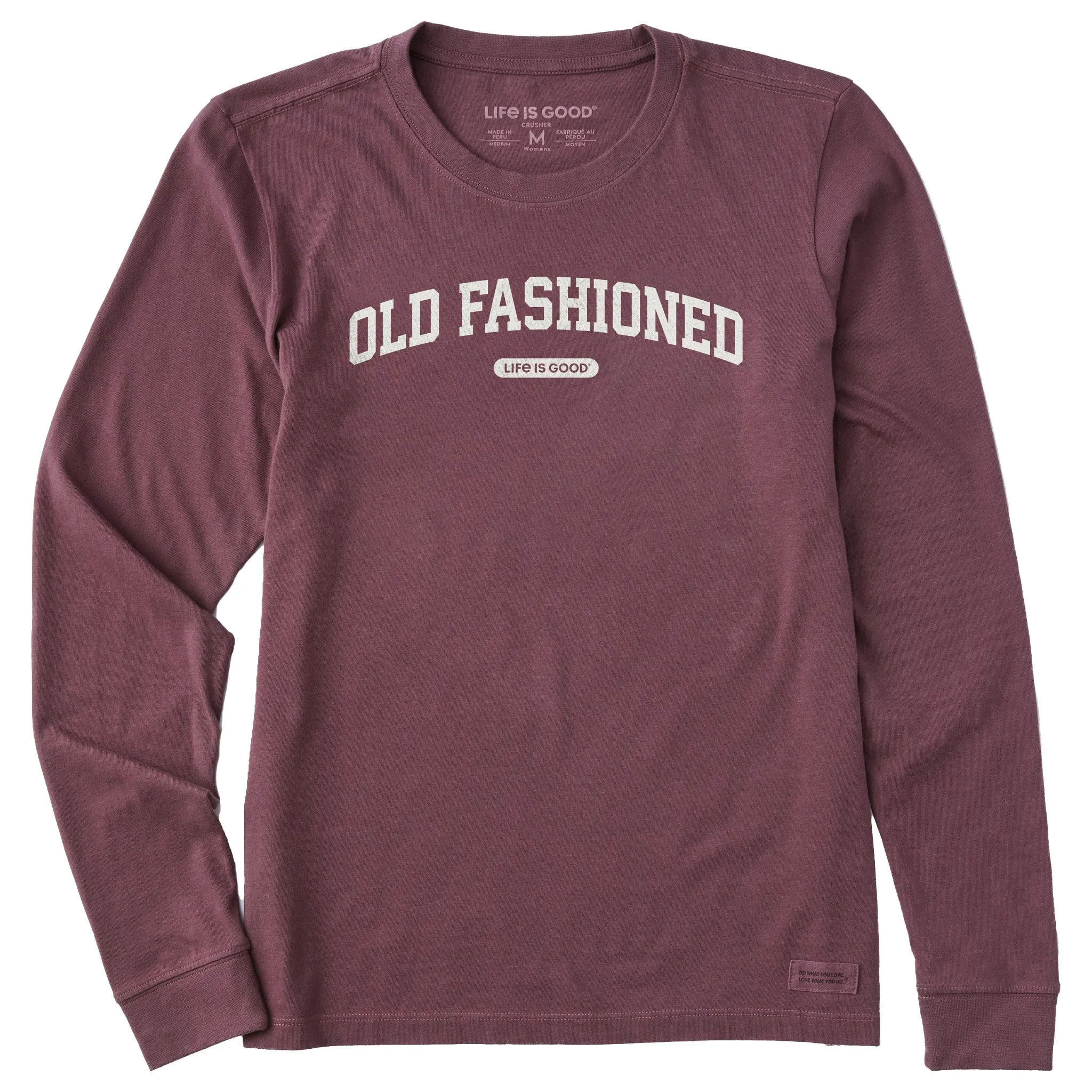 Women's Old Fashioned Arch Long Sleeve Crusher Tee sold by Life is Good