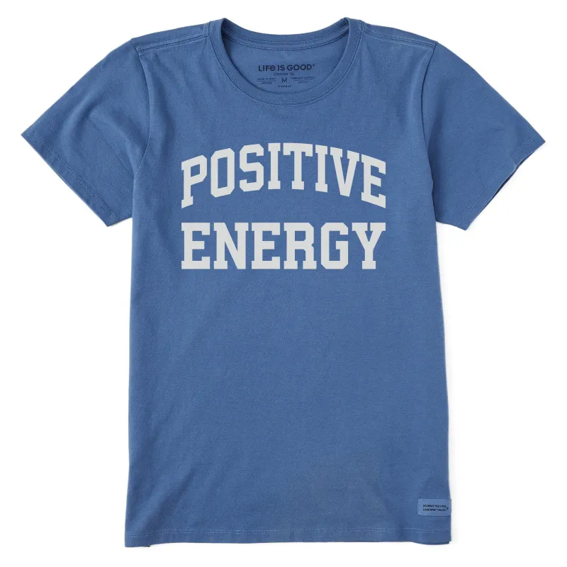 Women's Positive Energy Arch Short Sleeve Crusher Tee sold by Life is Good