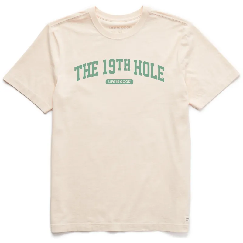 Men's The 19th Hole Arch Short Sleeve Crusher Tee sold by Life is Good