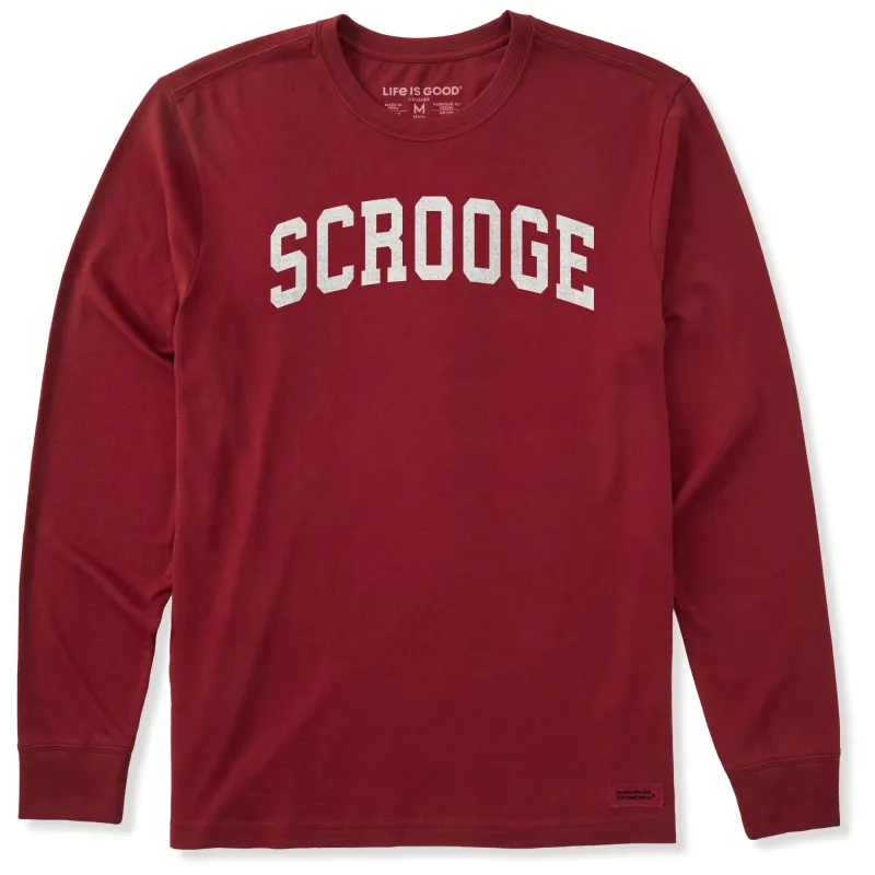 Men's Scrooge Arch Long Sleeve Crusher Tee sold by Life is Good