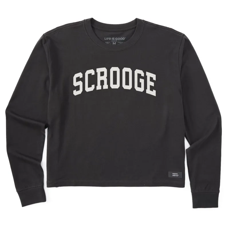 Women's Scrooge Arch Long Sleeve Crusher Boxy Tee sold by Life is Good