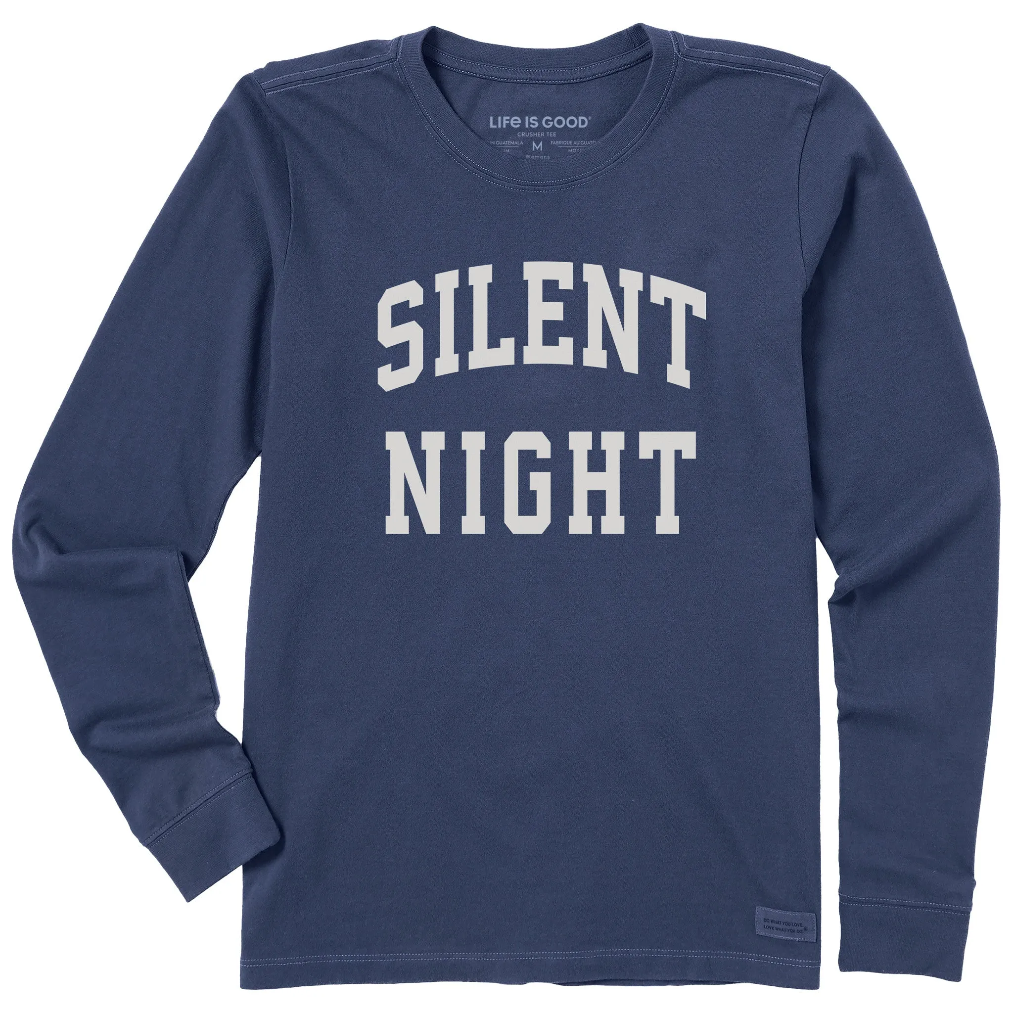Women's Silent Night Arch Long Sleeve Crusher Tee sold by Life is Good