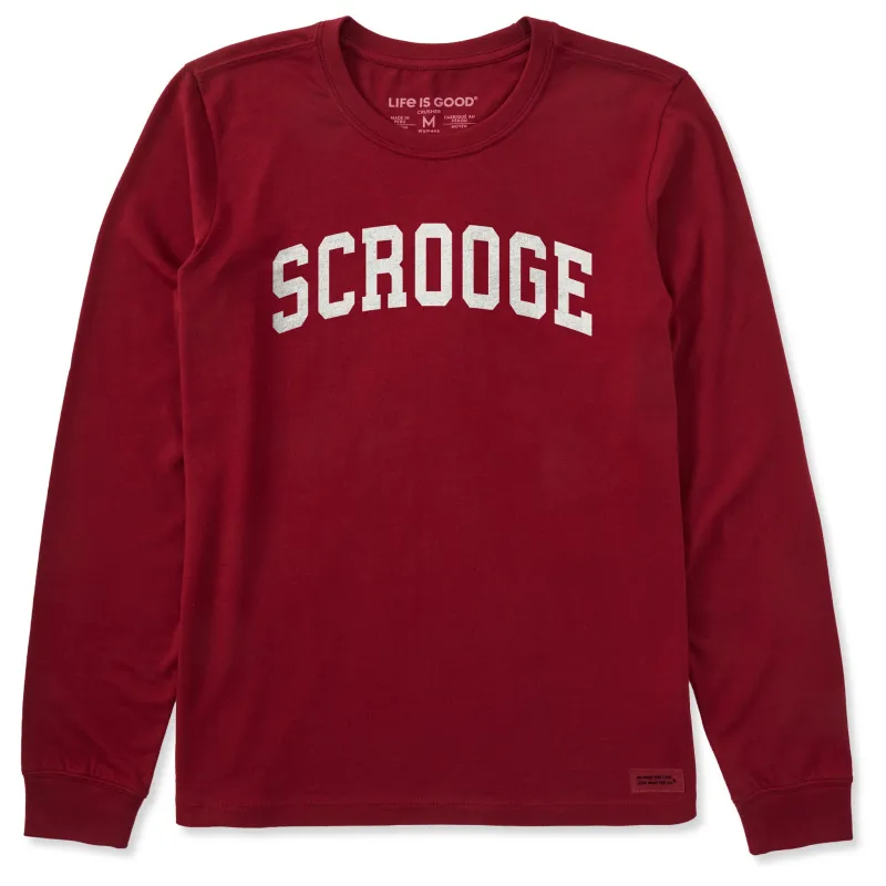 Women's Scrooge Arch Long Sleeve Crusher Tee sold by Life is Good