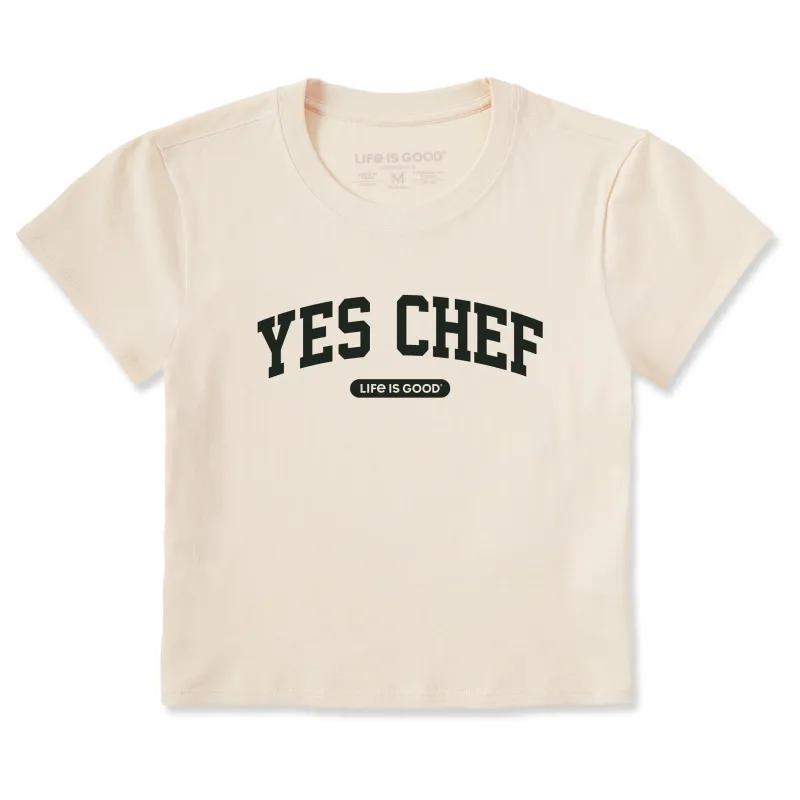 Women's Yes Chef Arch Crusher-LITE Shrunken Tee sold by Life is Good