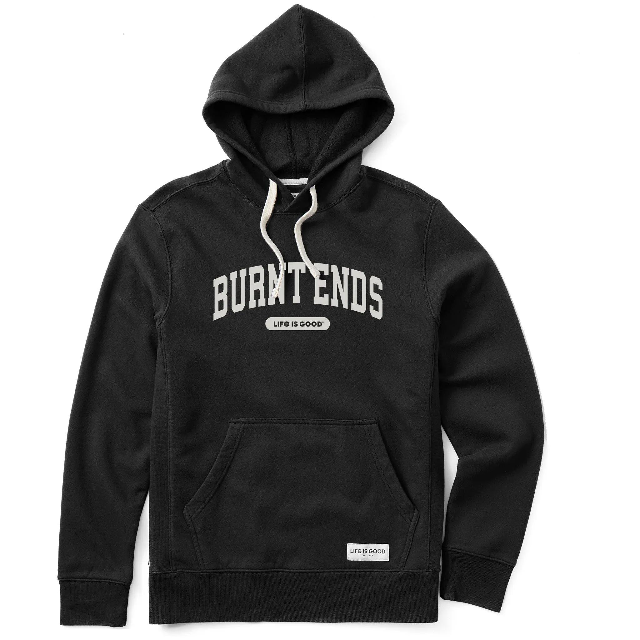 Men's Burnt Ends Arch Simply True Fleece Hoodie sold by Life is Good