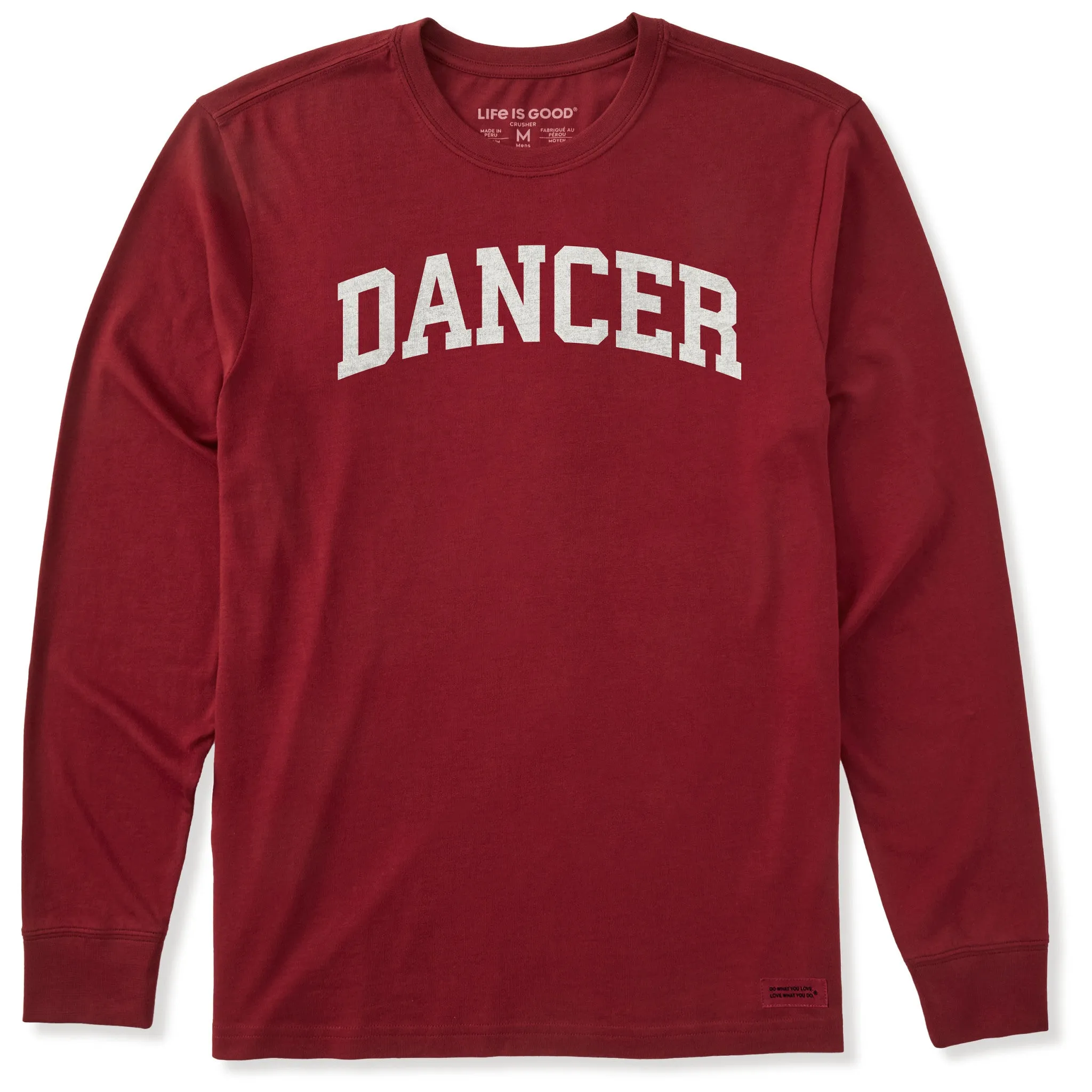 Men's Dancer Arch Long Sleeve Crusher Tee sold by Life is Good