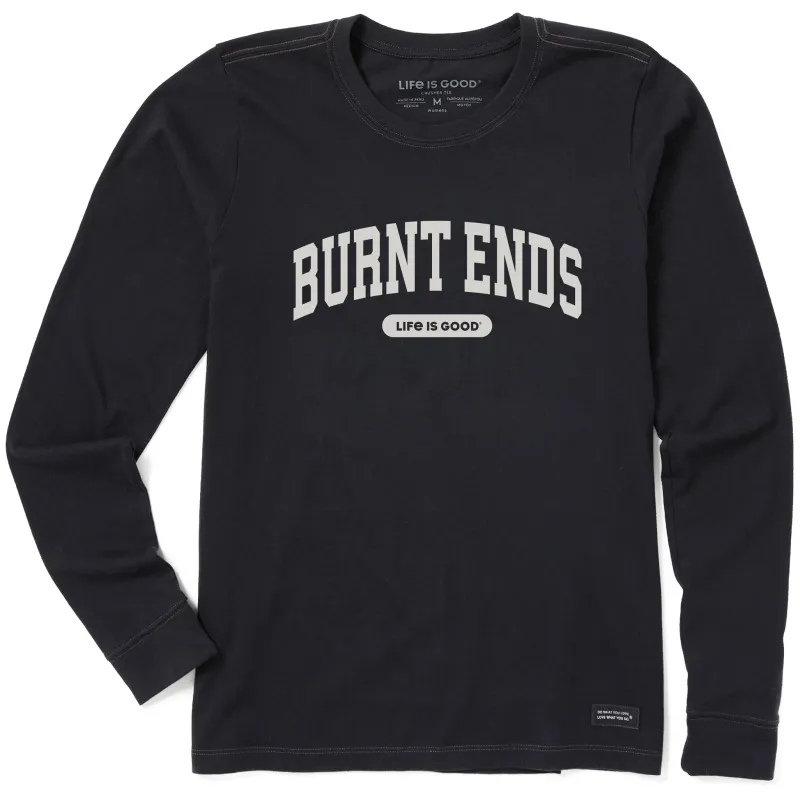 Women's Burnt Ends Arch Long Sleeve Crusher Tee sold by Life is Good