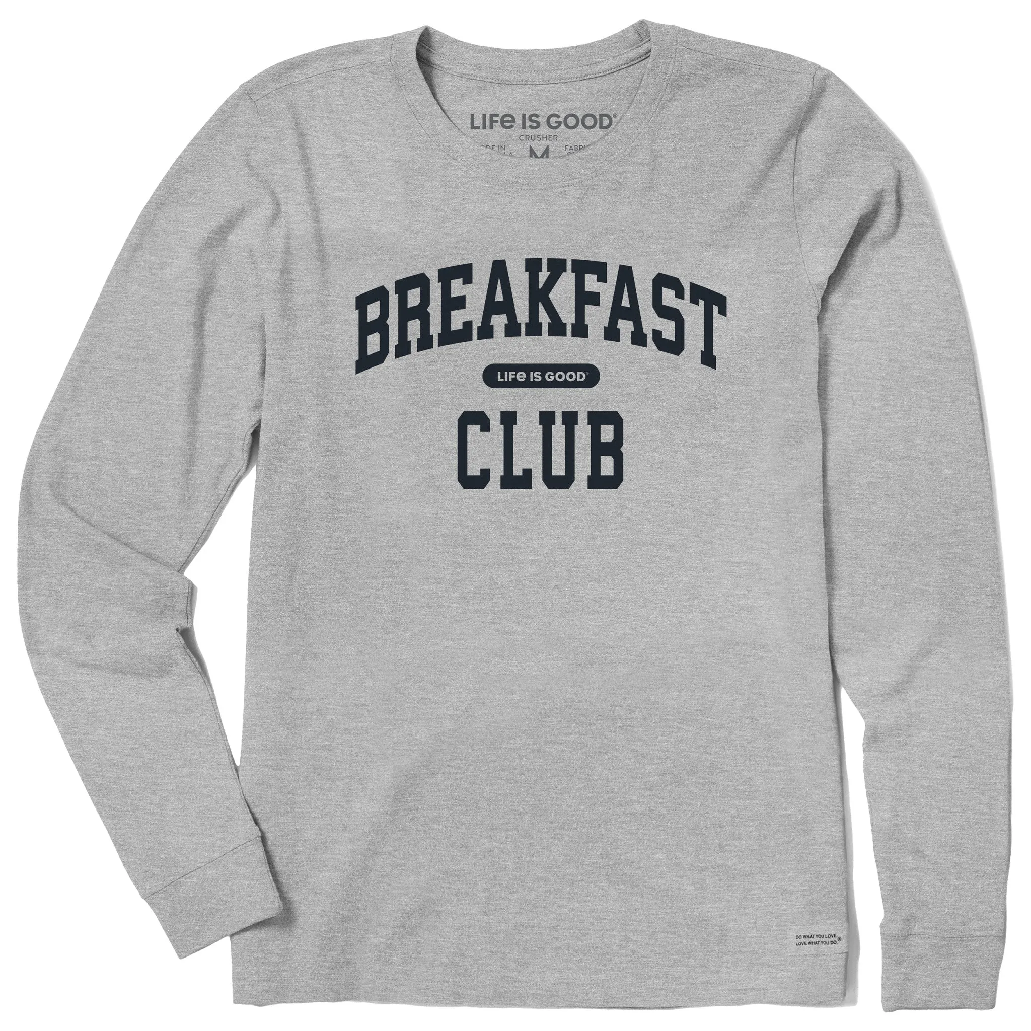Women's Breakfast Club Arch Long Sleeve Crusher Tee sold by Life is Good