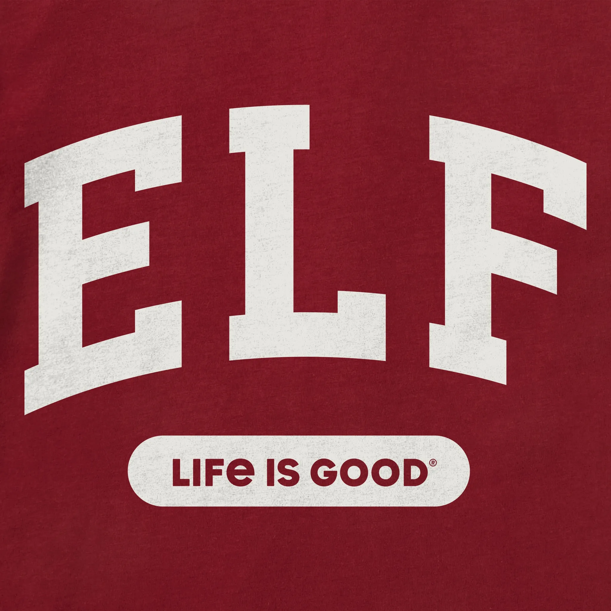 Men's Elf Arch Long Sleeve Crusher Tee sold by Life is Good product image thumbnail 2